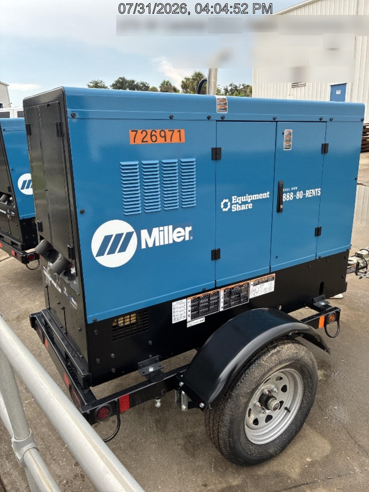 2026 MILLER ELECTRIC BIG BLUE 500