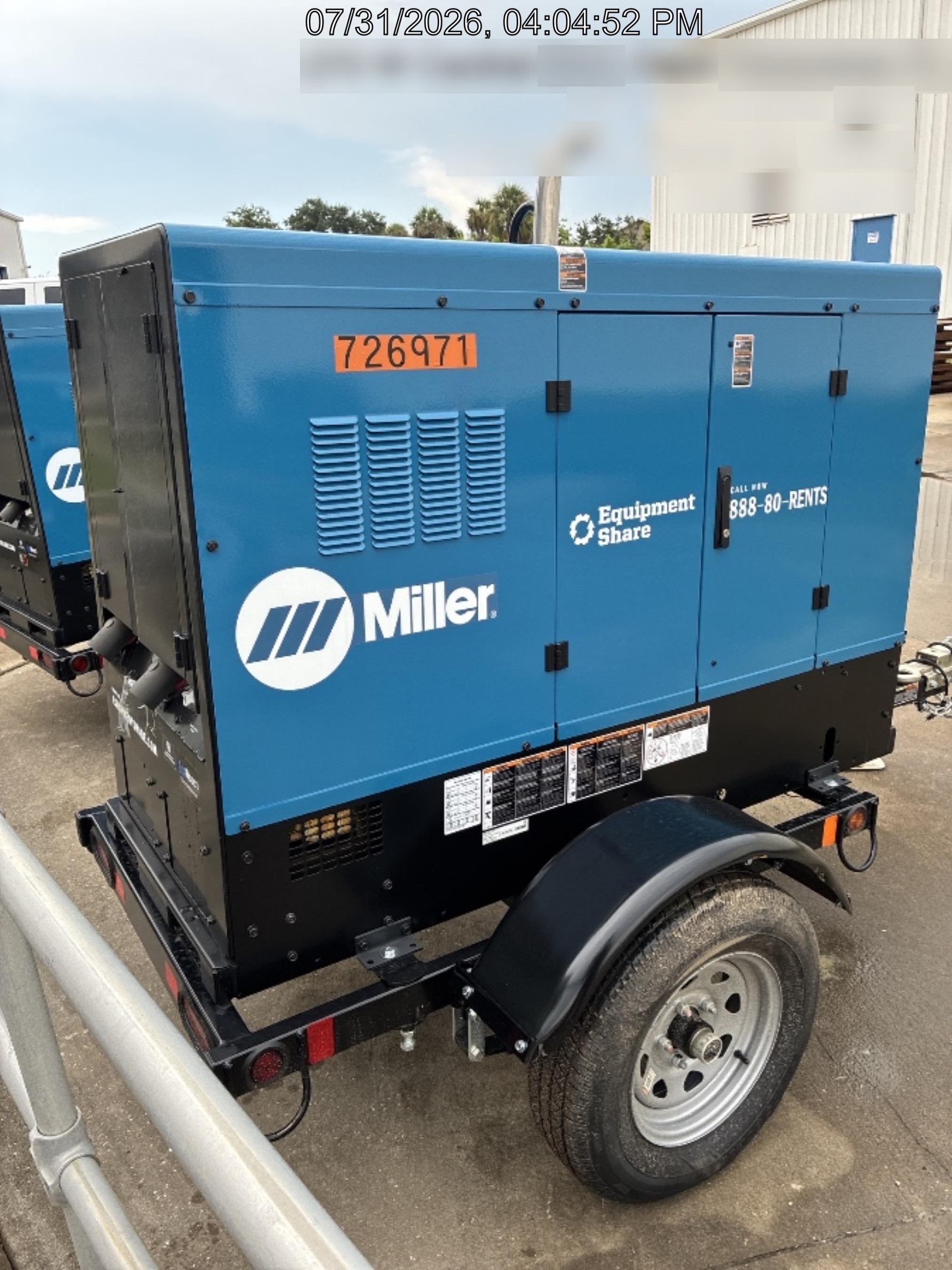 2026 MILLER ELECTRIC BIG BLUE 500