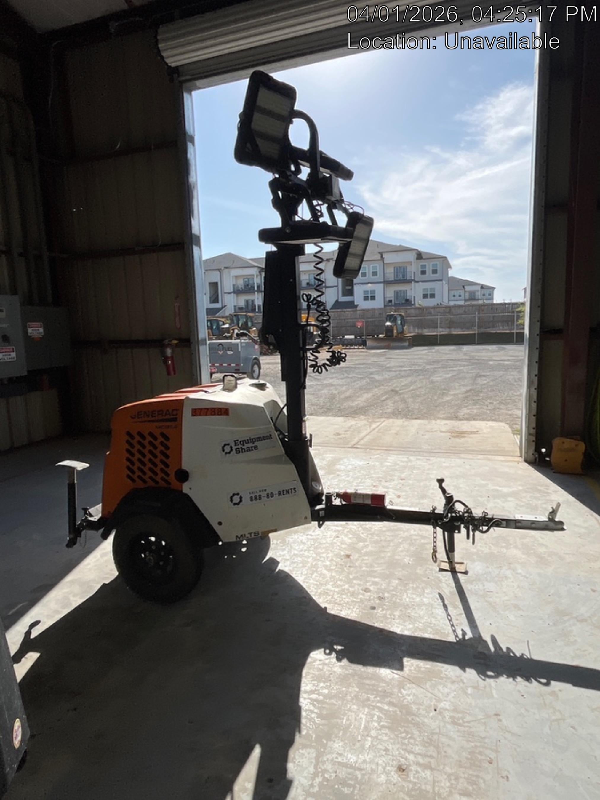 2023 Generac MLT2 Diesel, Flex Switch 120V Input, Powerzone Controller, 
(4) 320W LED Lights, 4kW Generator, 39.9 Gal Fuel Tank, 2" Ball, T3