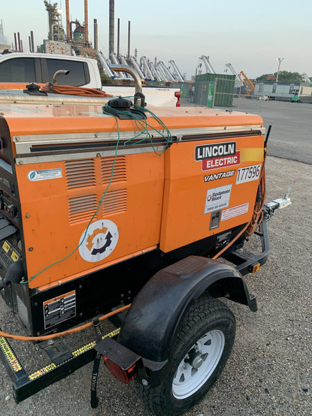 2021 Lincoln Electric Vantage 322 Vantage 322 Ready Pak 3 w/ Decals, ORANGE (includes trailer, cable rack, fender light kit) NO Telematics
