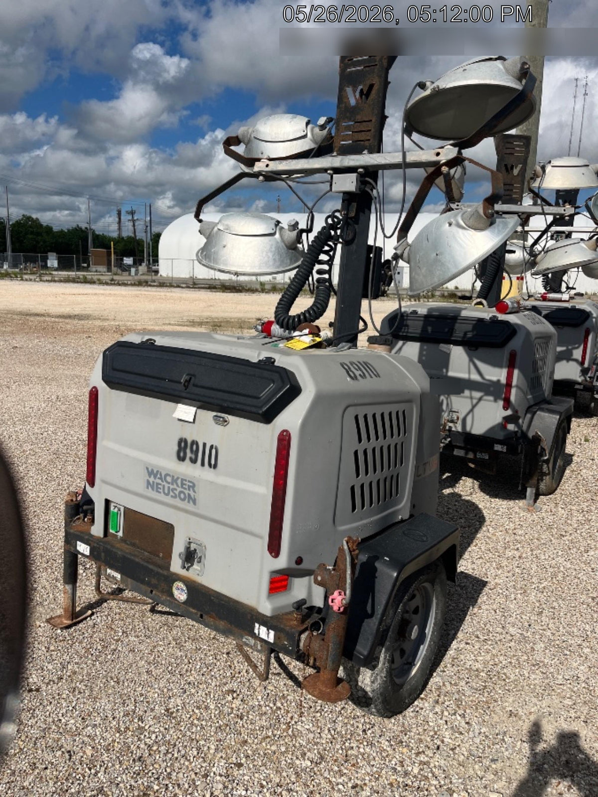 2018 Wacker Neuson LTV6L-MH Wacker Neuson LTV6L Towable Light Tower