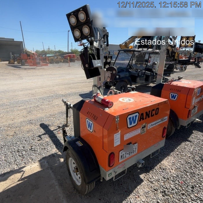 2024 Wanco WLTT-4MM4K Diesel, Deep Sea Controller, Shore Power Plug, Auto Start, (4) 350W LED Floodlights, 4kW Generator, 60 Gal Fuel Tank, 2" Ball, T3