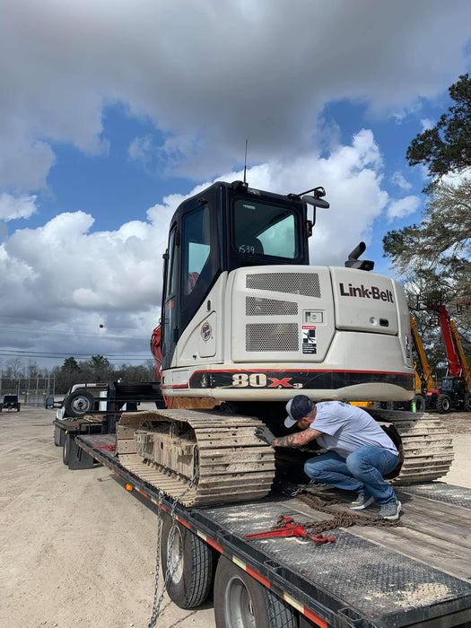 2020 Link-Belt 80X3EX 80 X3 SPIN ACE FINAL TIER 4 HYDRAULIC CRAWLER EXCAVATOR BASE MACHINE F.O.B. PORT OF ENTRY