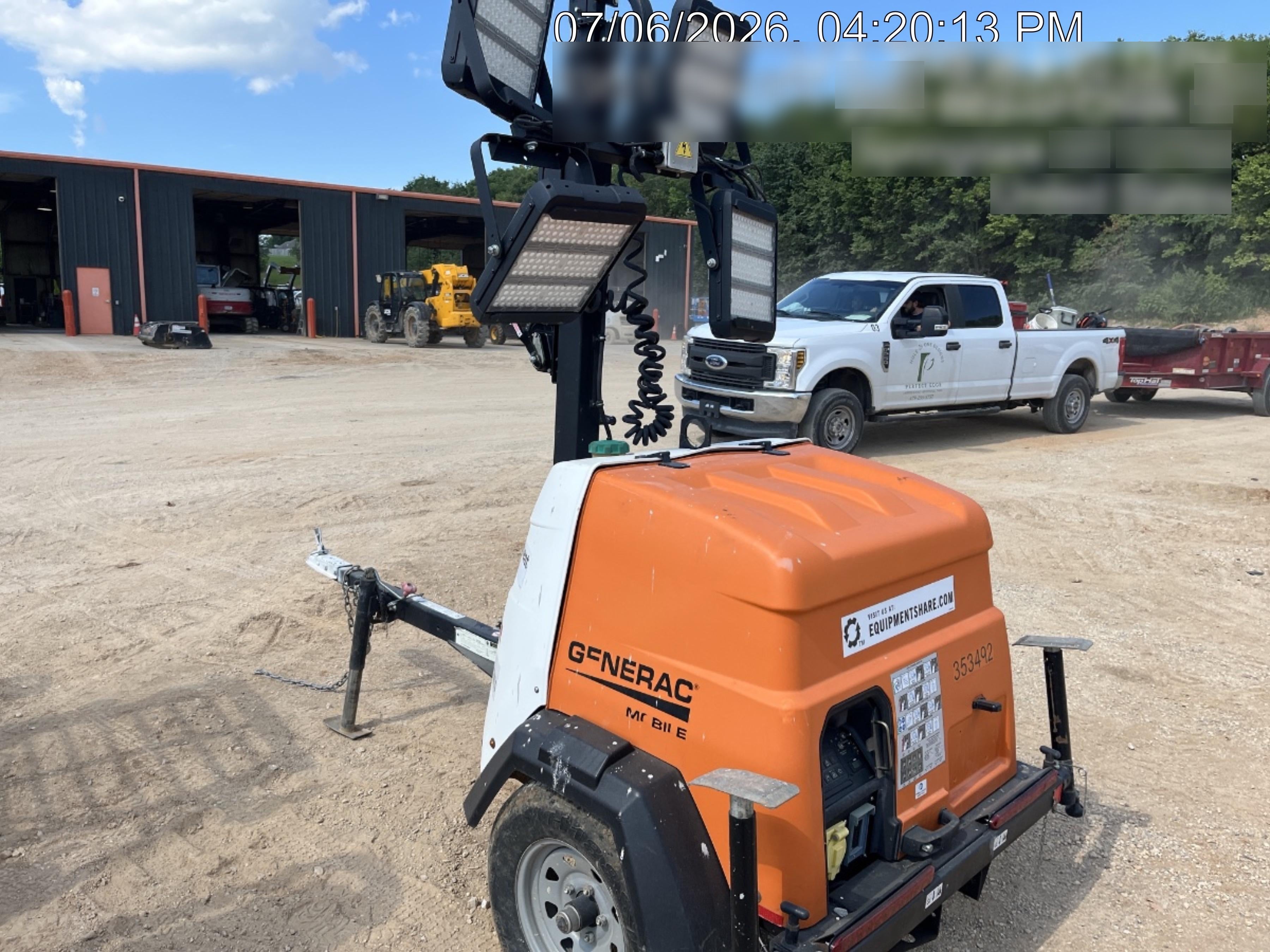 2023 Generac MLT2 Diesel, Flex Switch 120V Input, Powerzone Controller, (4) 320W LED Lights, 4kW Generator, 39.9 Gal Fuel Tank, 2" Ball, T3