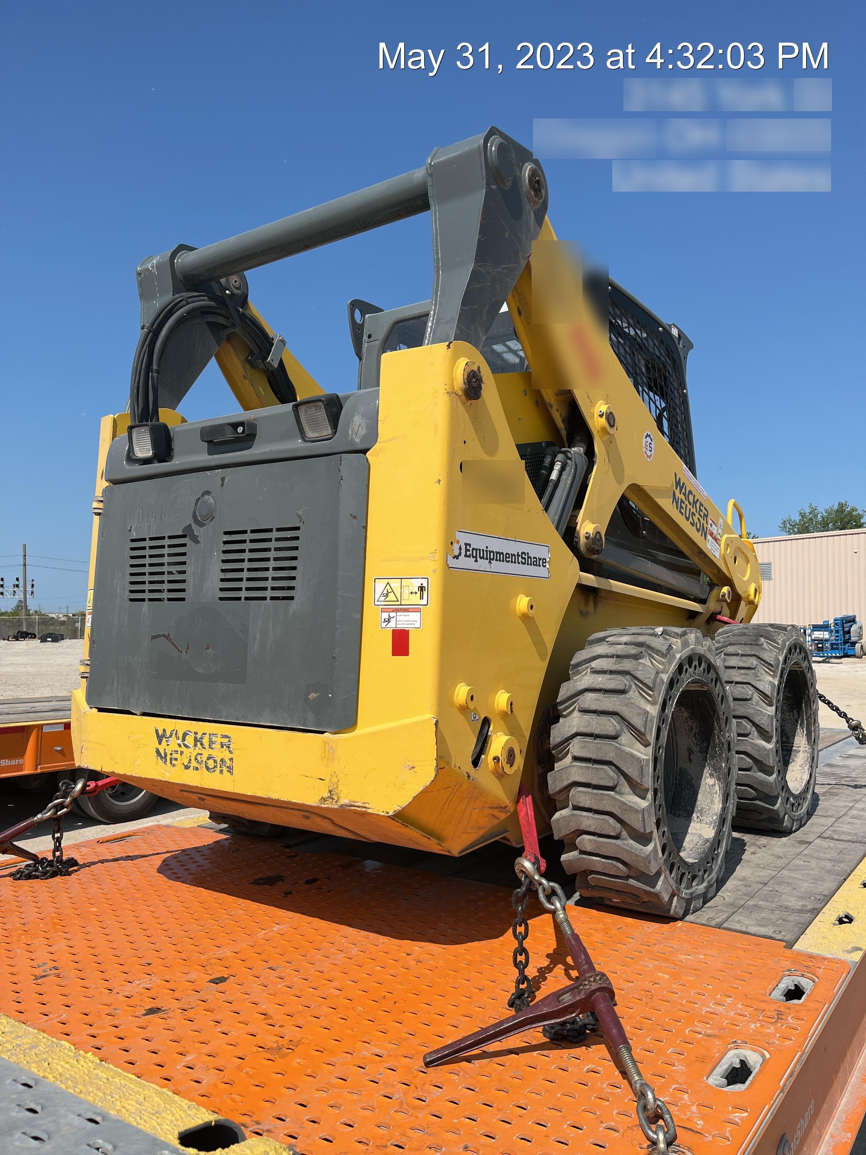Wacker Neuson SW28 Wacker Neuson SW28 Skid Loader w/Solid Tires, Cab, 75" Bucket