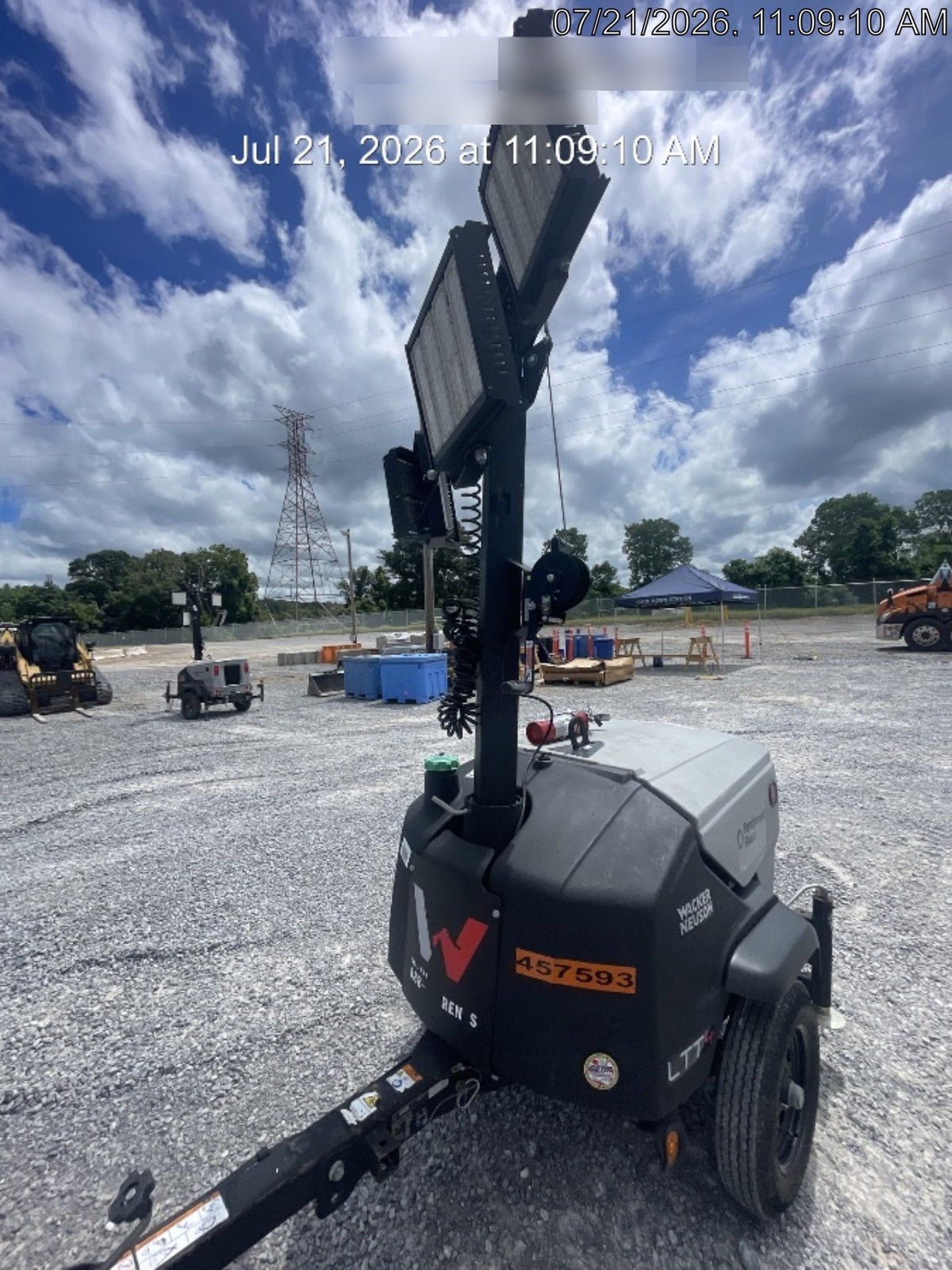 2024 Wacker Neuson LTT4 Diesel, Kohler KDW702, Deep Sea Controller, Auto Start, LED 320W, Bypass Outlet, T3