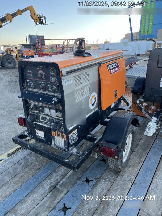 2019 Lincoln Electric Vantage 322 Ready-Pak 3, Two Wheel Trailer, Fender and Light Kit, Cable Rack