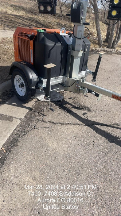 2023 Wanco WLTT-4MM4K Diesel, Deep Sea Controller, Shore Power Plug, Auto Start, (4) 350W LED Floodlights, 4kW Generator, 60 Gal Fuel Tank, 2" Ball, T3