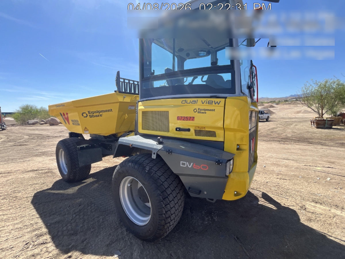 2026 WACKER NEUSON DV605 Cab Turf Tires