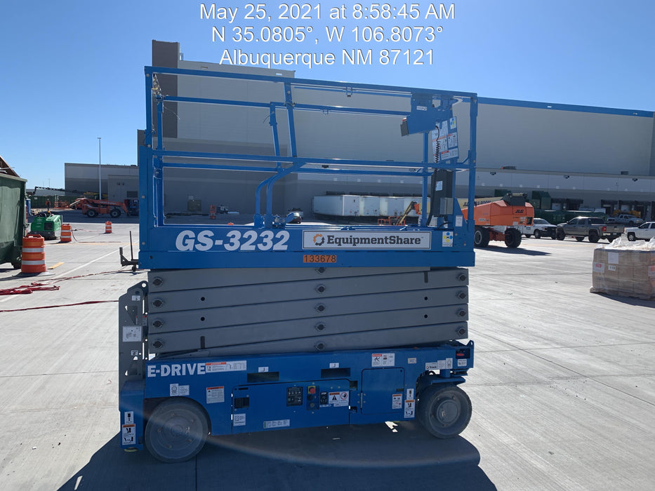 2021 Genie GS-3232 Electric Drive, NM Sld Tires, Bcn, EST