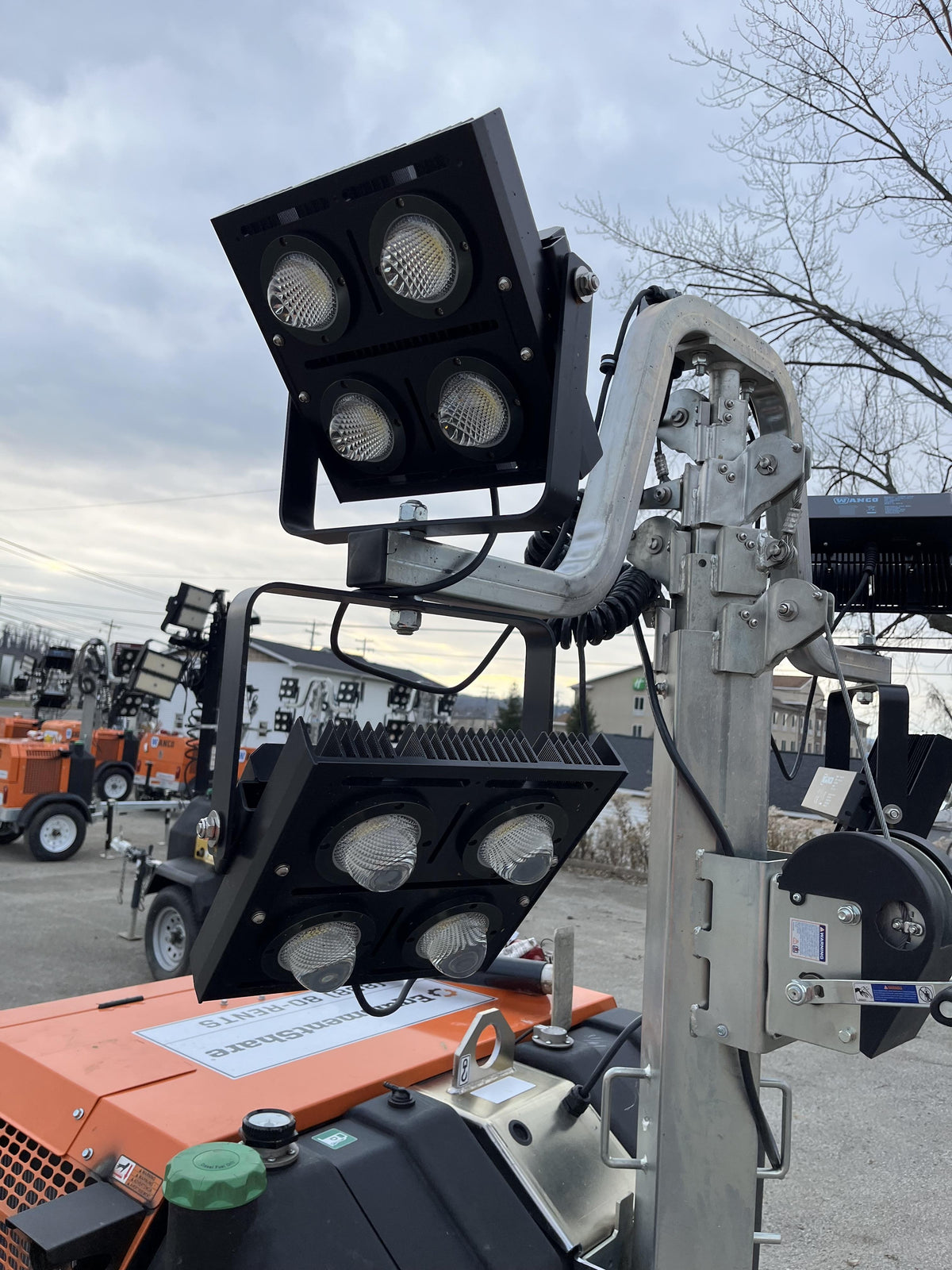2024 Wanco WLTT-4MM4K Diesel, Deep Sea Controller, Shore Power Plug, Auto Start, (4) 350W LED Floodlights, 4kW Generator, 60 Gal Fuel Tank, 2" Ball, T3