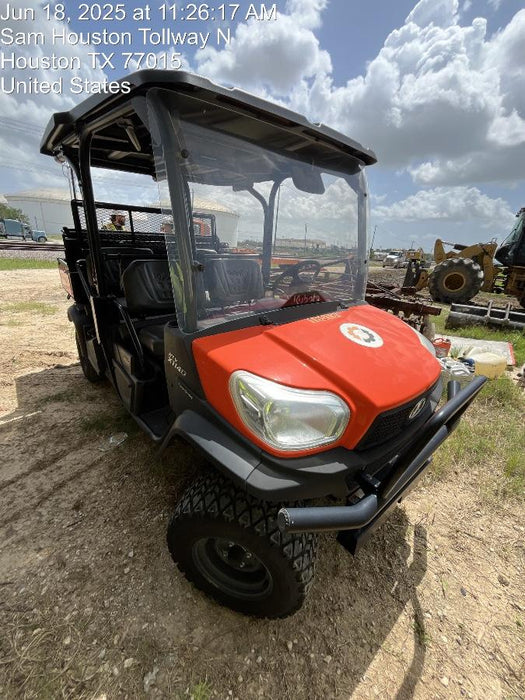 2021 Kubota RTV-X1140W-H Plastic Canopy, Windshield Acrylic Clear, LED Strobe Light, Wire Harness Kit, Back up Alarm