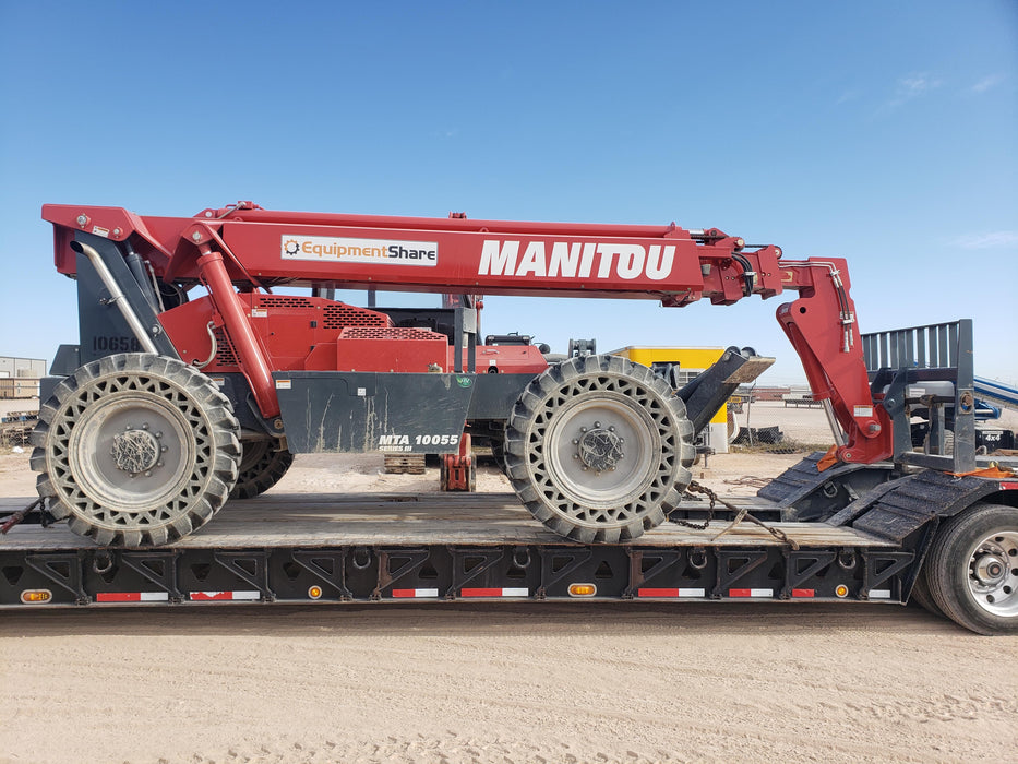 2018 Manitou MTA10055 Manitou MTA10055 - Canopy, Worklights, Beacon, 66" Carriage, 60" Forks, Solid Tires, Aux Hydraulics
