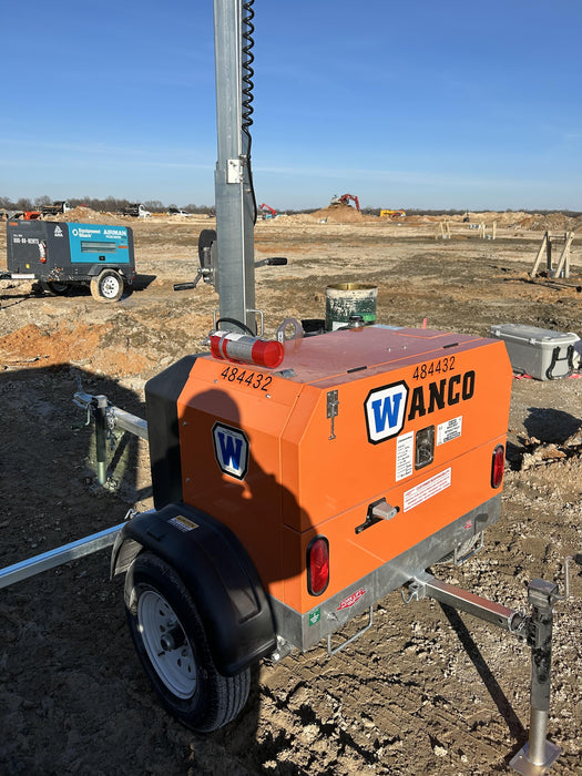 2024 Wanco WLTT-4MM4K Diesel, Mitsubishi L2E, 9.0HP @1800 rpm, Deep Sea Controller, Shore Power Plug, Auto Start, (4) 350W LED Floodlights, 4kW Generator, 60 Gal Fuel Tank, 2" Ball, T3