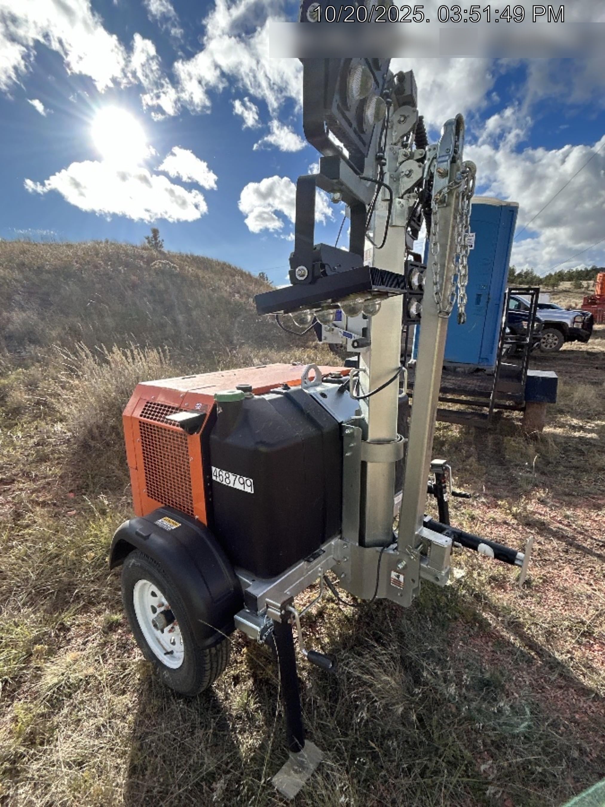 2024 Wanco WLTT-4MM4K Diesel, Deep Sea Controller, Shore Power Plug, Auto Start, (4) 350W LED Floodlights, 4kW Generator, 60 Gal Fuel Tank, 2" Ball, T3