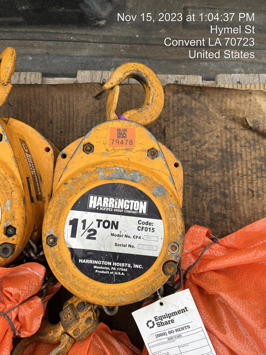 2020 HARRINGTON CF015-20