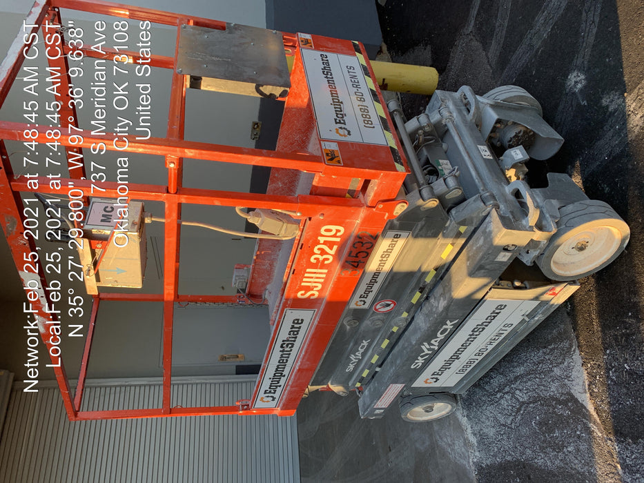 2019 Skyjack SJIII-3219 Standard w/Trojan Batteries