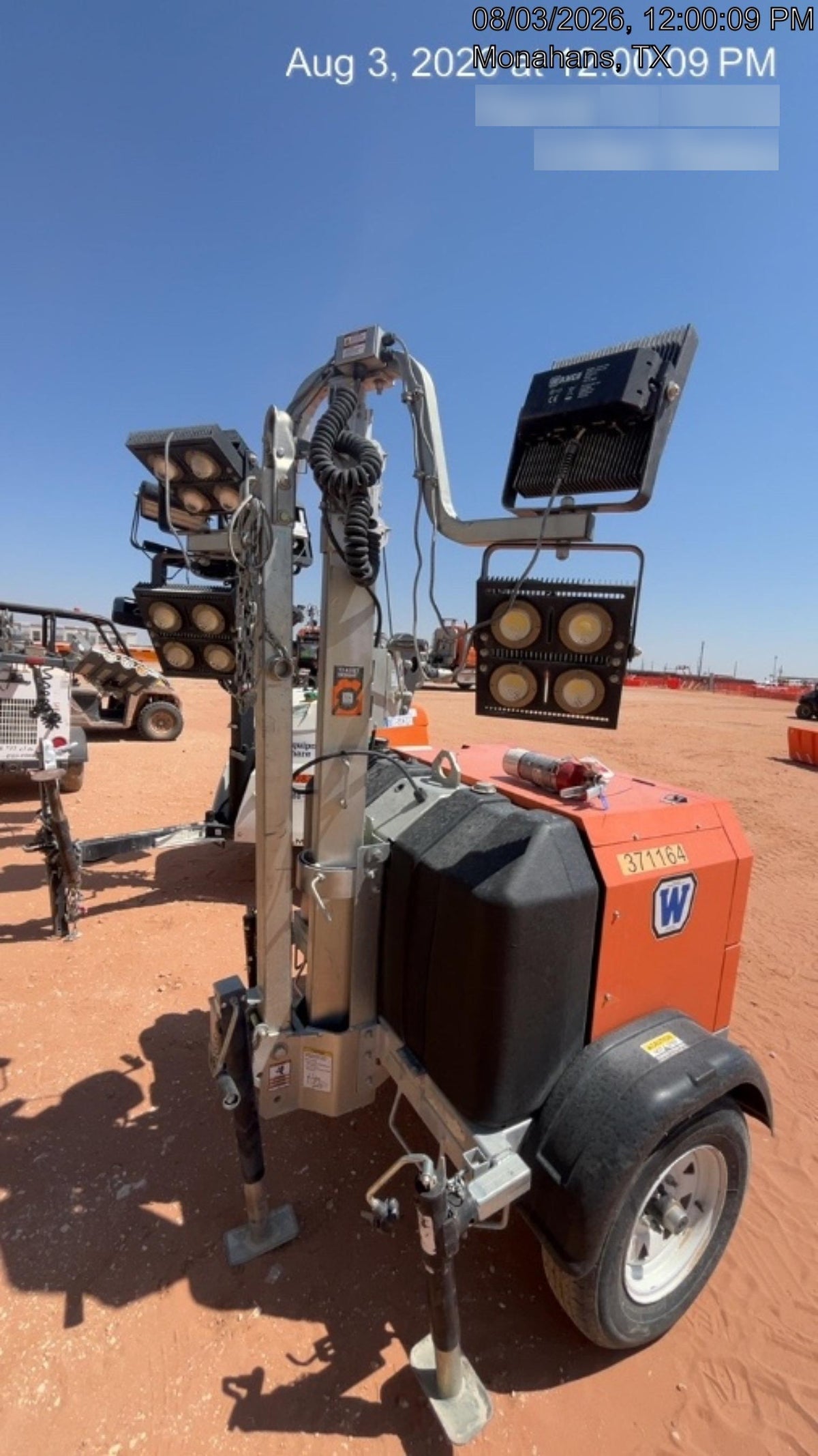 2023 Wanco WLTT-4MM4K Diesel, Deep Sea Controller, Shore Power Plug, Auto Start, (4) 350W LED Floodlights, 4kW Generator, 60 Gal Fuel Tank, 2" Ball, T3