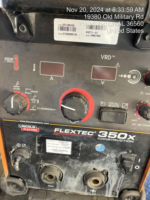 2020 LINCOLN ELECTRIC FLEXTEC 350X