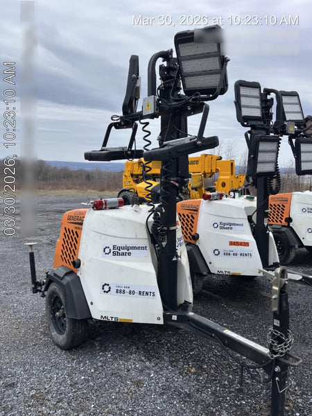 2023 Generac MLT2 Diesel, Flex Switch 120V Input, Powerzone Controller, (4) 320W LED Lights, 4kW Generator, 39.9 Gal Fuel Tank, 2" Ball, T3