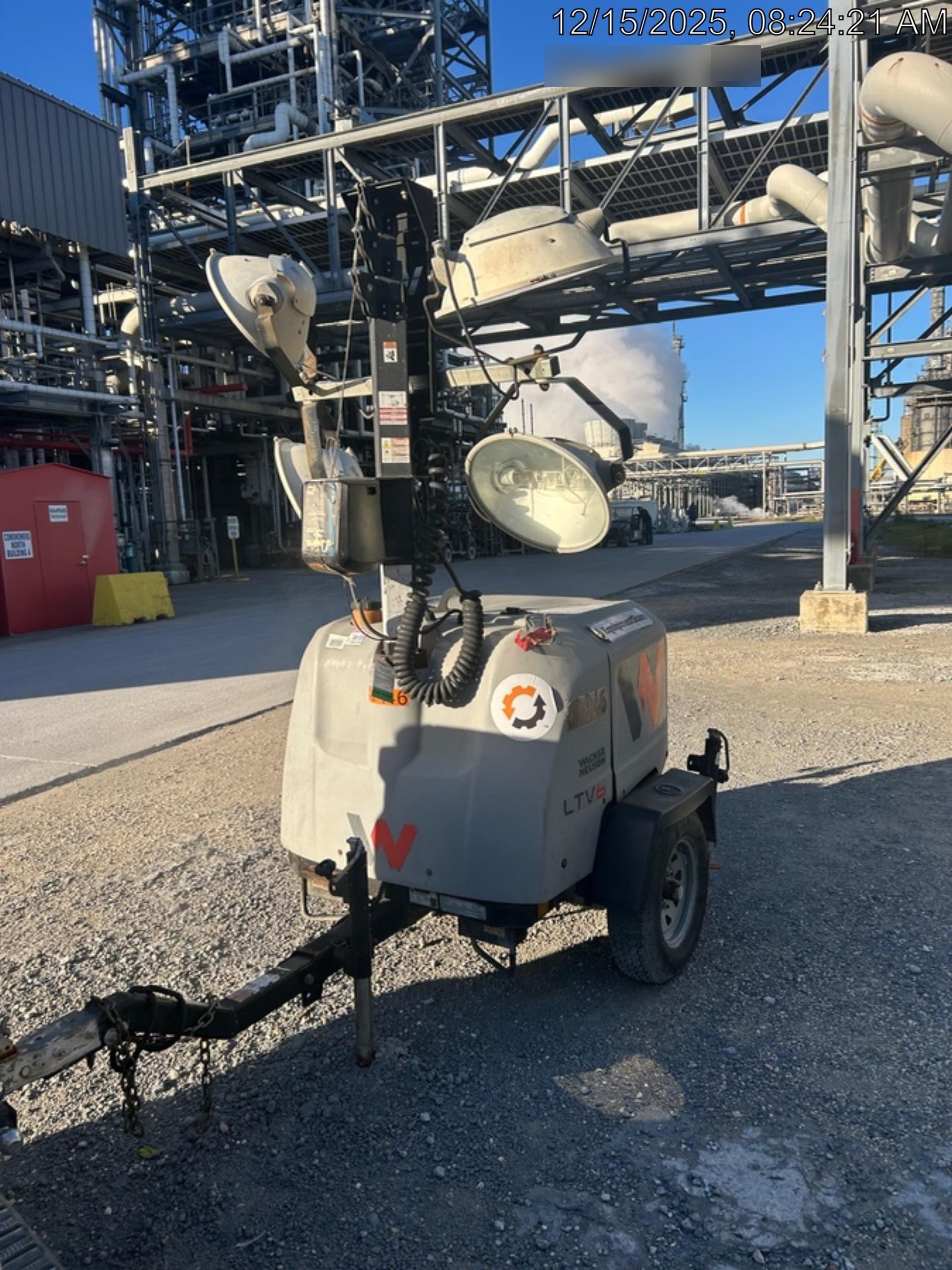 2019 Wacker Neuson LTV6K-MH Power mast, 1100W MH, Fuel Sensors, Wiring Harness