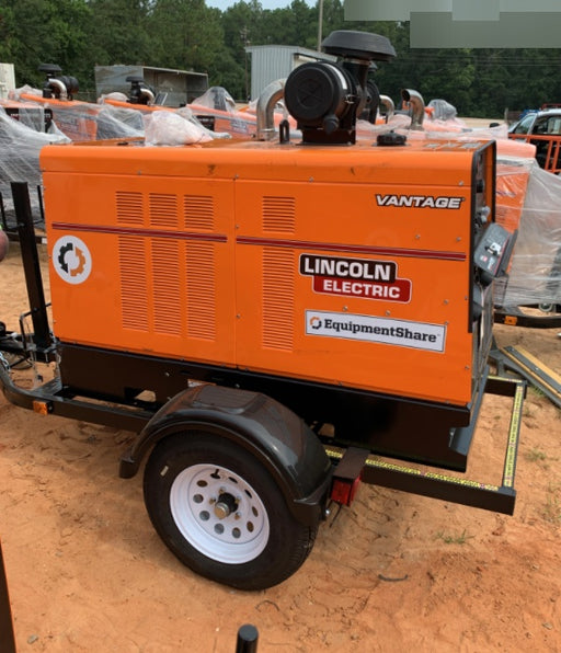 2021 Lincoln Electric Vantage 549X Ready Pak 3, ORANGE (includes trailer, cable rack, fender light kit)