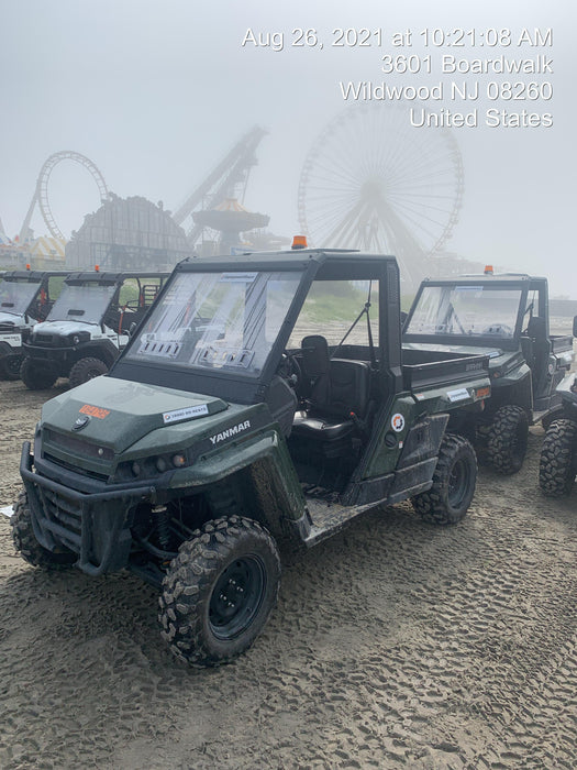 2021 Yanmar YU1000 Canopy, Steel Wheel, Poly WindShield, Beacon, Backup Alarm