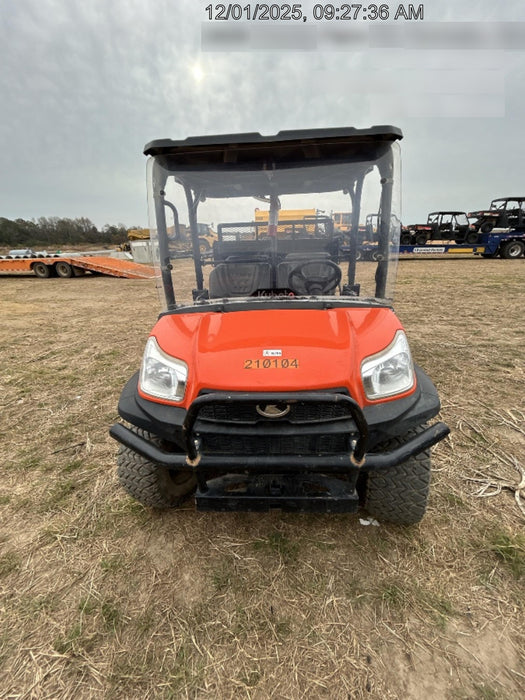 2022 Kubota RTV-X1140W-H Plastic Canopy, Windshield Acrylic Clear, LED Strobe Light, Wire Harness Kit, Back up Alarm