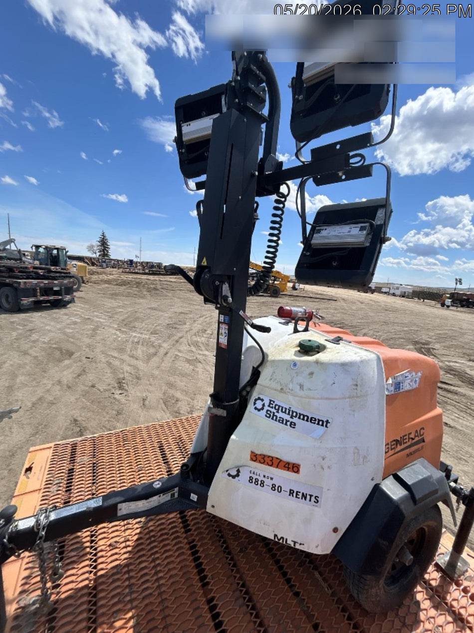 2023 Generac MLT2 Diesel, Flex Switch 120V Input, Powerzone Controller, (4) 320W LED Lights, 4kW Generator, 39.9 Gal Fuel Tank, 2" Ball, T3