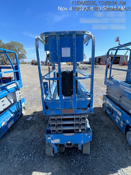 2019 Genie GS-1930 Fixed Rails with Chain Entry