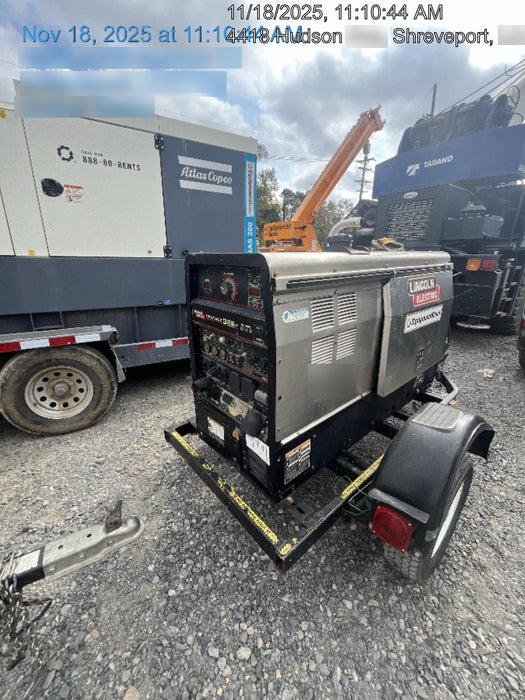 2018 Lincoln Electric Vantage 322 Lincoln Vantage 322 Welder Ready Pak 3 - Vantage 322, Trailer, Fender and light kit, Cable rack