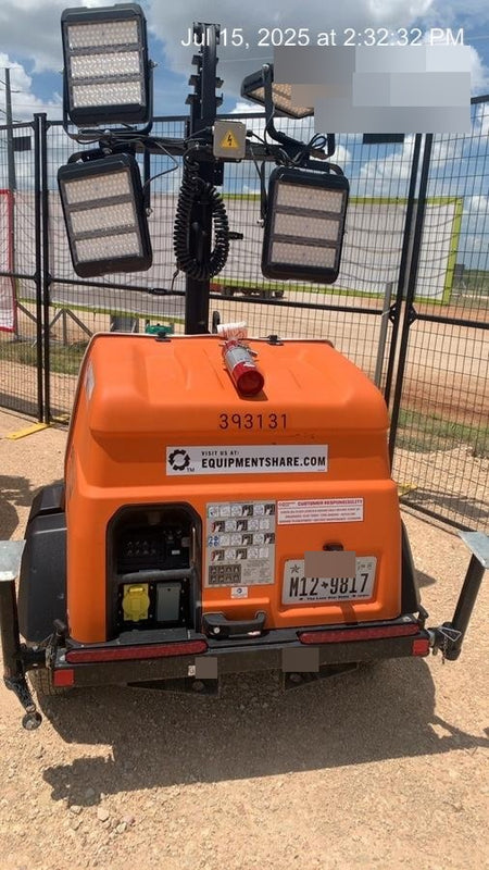 2024 Generac MLT2 Diesel, Flex Switch 120V Input, Powerzone Controller, 
(4) 320W LED Lights, 4kW Generator, 39.9 Gal Fuel Tank, 2" Ball, T3