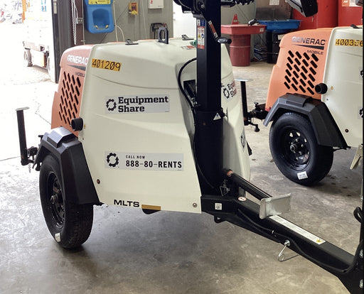 2024 Generac MLT2 Diesel, Flex Switch 120V Input, Powerzone Controller, 
(4) 320W LED Lights, 4kW Generator, 39.9 Gal Fuel Tank, 2" Ball, T3