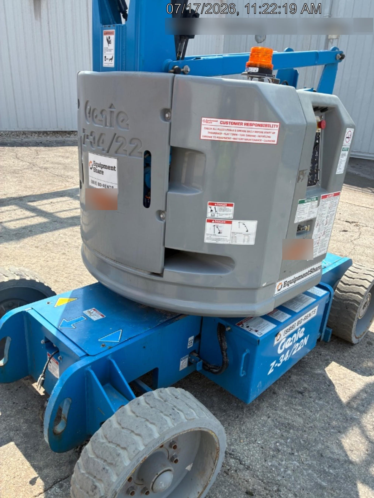 2017 GENIE Z-34/22N