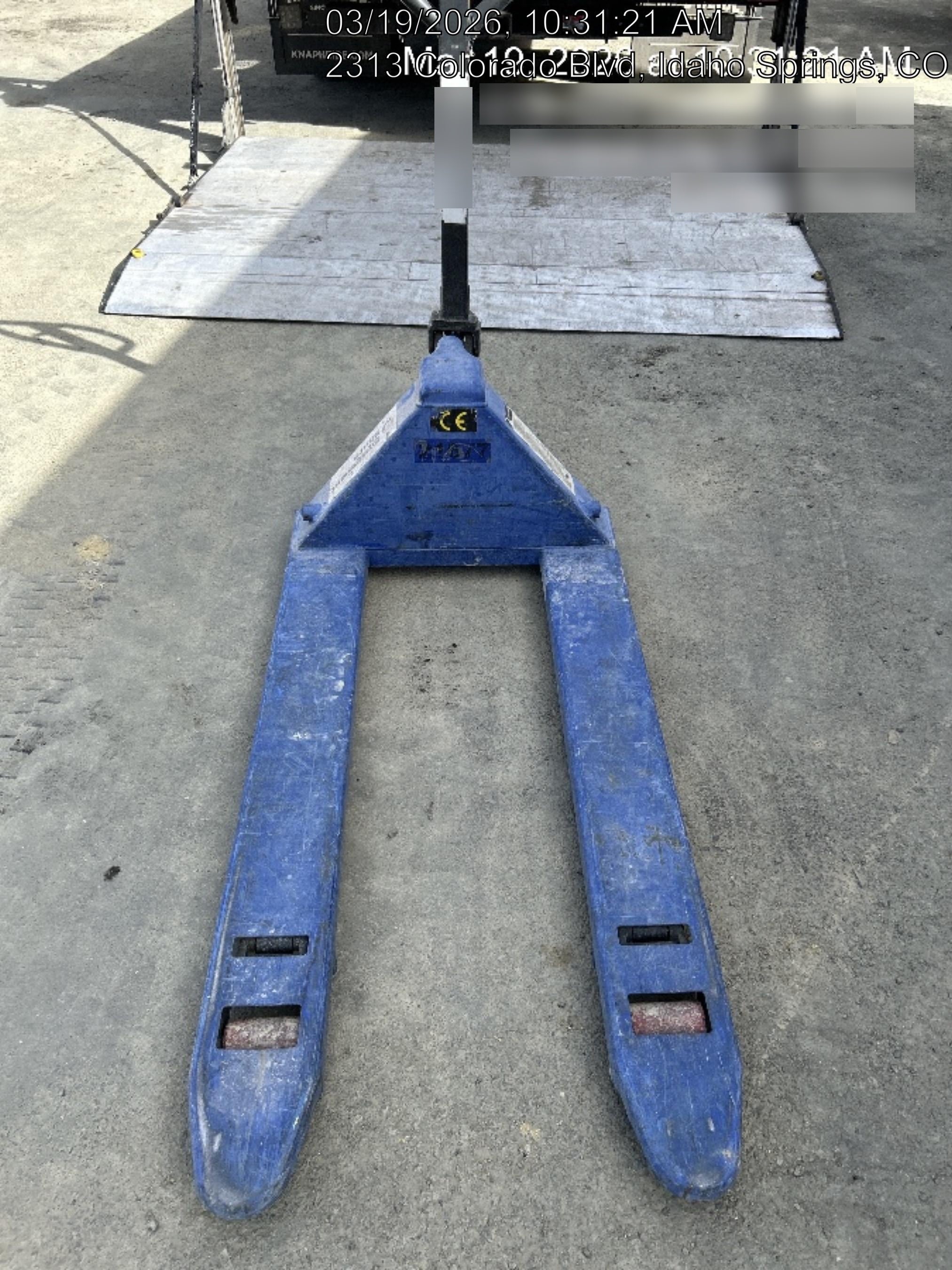 2019 EQUIPRITE ECON 5500 LB PALLET JACK