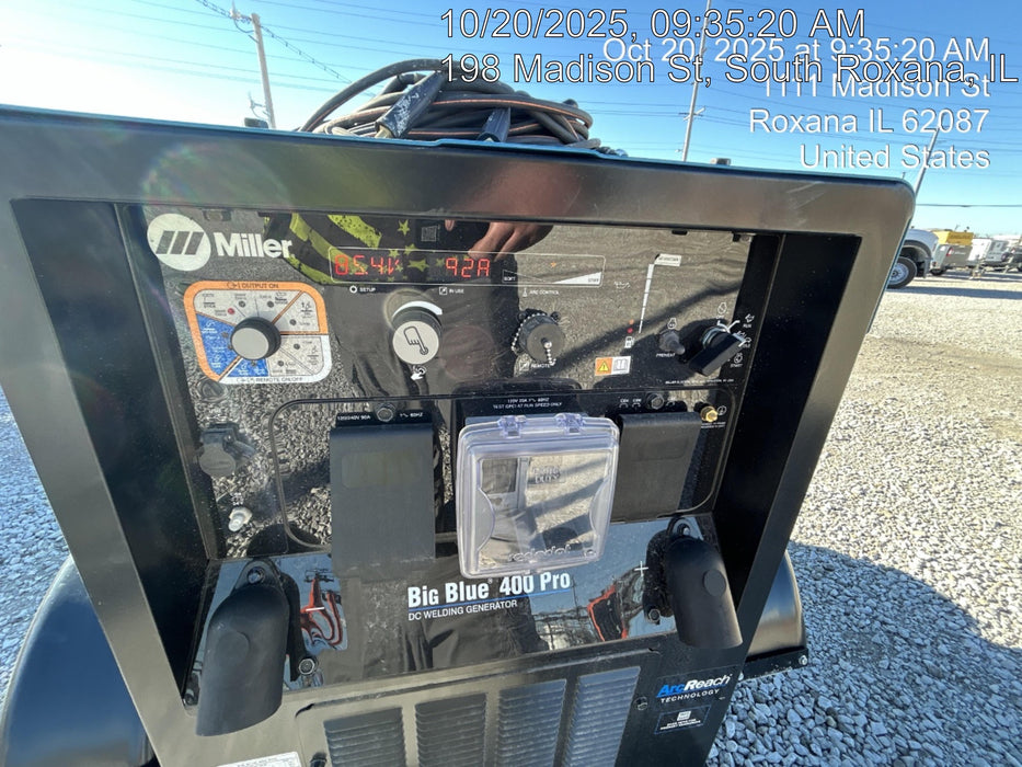 2025 MILLER ELECTRIC BIG BLUE 400