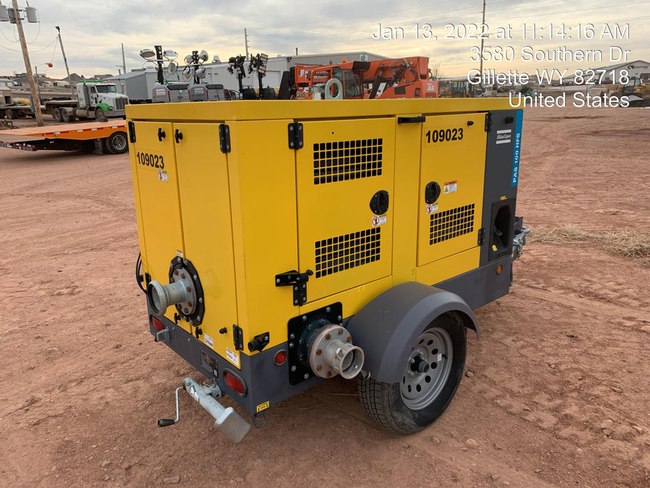 2020 ATLAS COPCO PAS 100 HF CS Enclosed