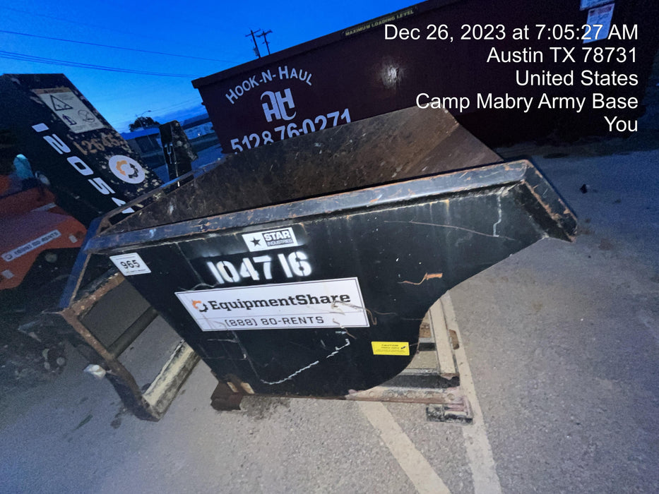 2020 STAR INDUSTRIES M-1820 - Self-Dump Hopper