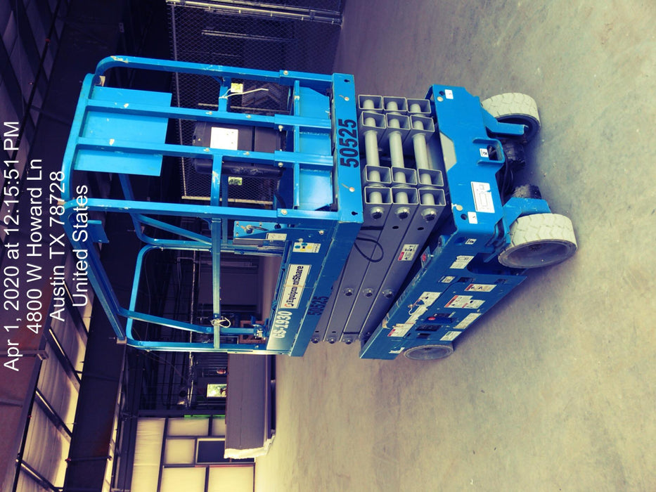 2019 Genie GS-1930 Fixed Rails with Chain Entry