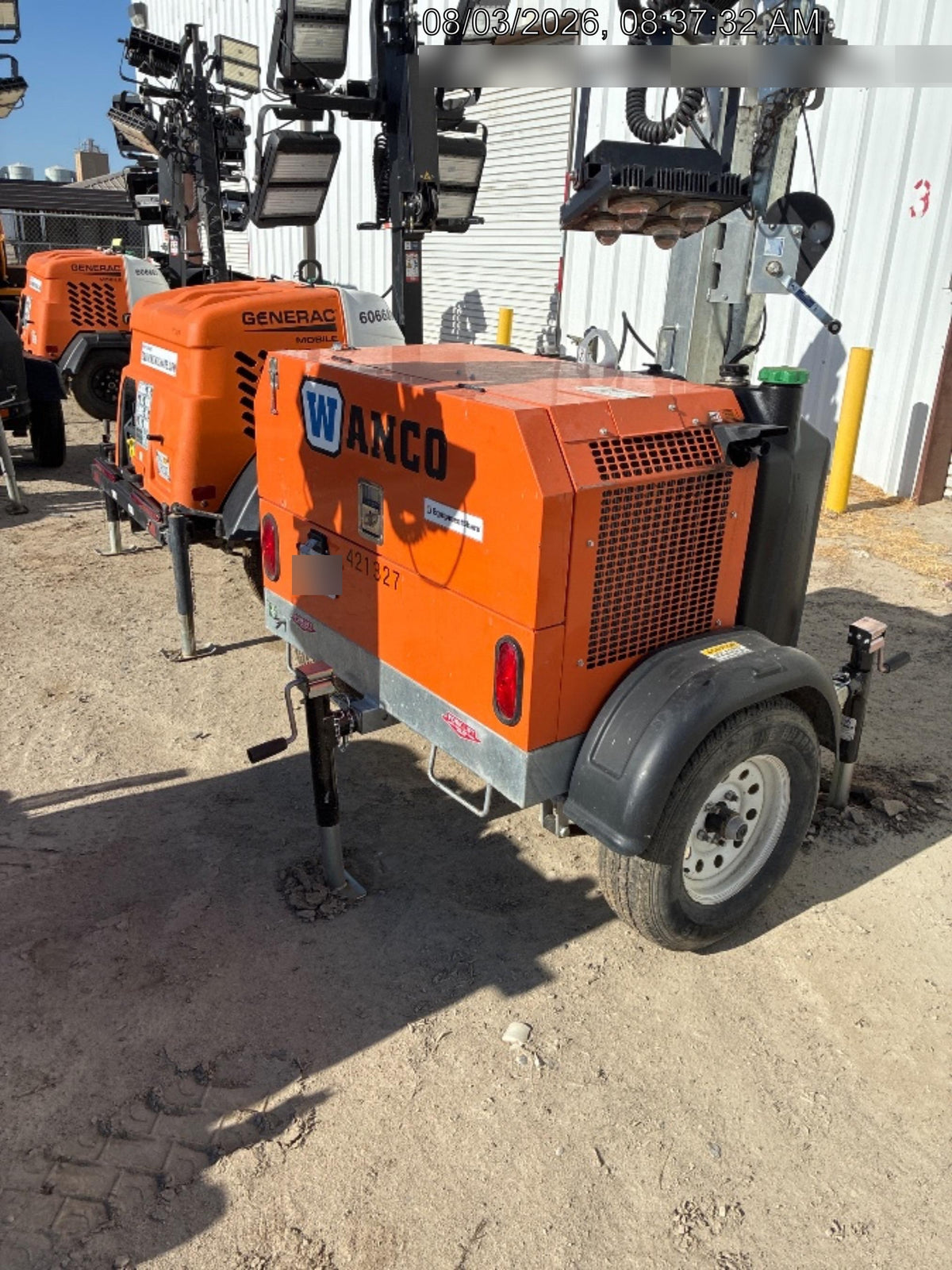 2024 Wanco WLTT-4MM4K Diesel, Deep Sea Controller, Shore Power Plug, Auto Start, (4) 350W LED Floodlights, 4kW Generator, 60 Gal Fuel Tank, 2" Ball, T3