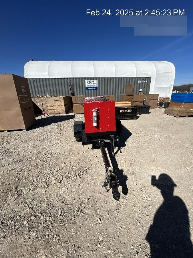 2022 Shindaiwa DGW400MDL Kubota D902 Engine, 23 HP, Dual Op Welder, Wire, Arc, Droop Stick, Tig, and CC Stick Functionality, Simulphase, 3 Phase and 1 Phase Gen Output, Single Axle NB Trlr, Slr Trckl Chrg 12V 12W, Fire Ext