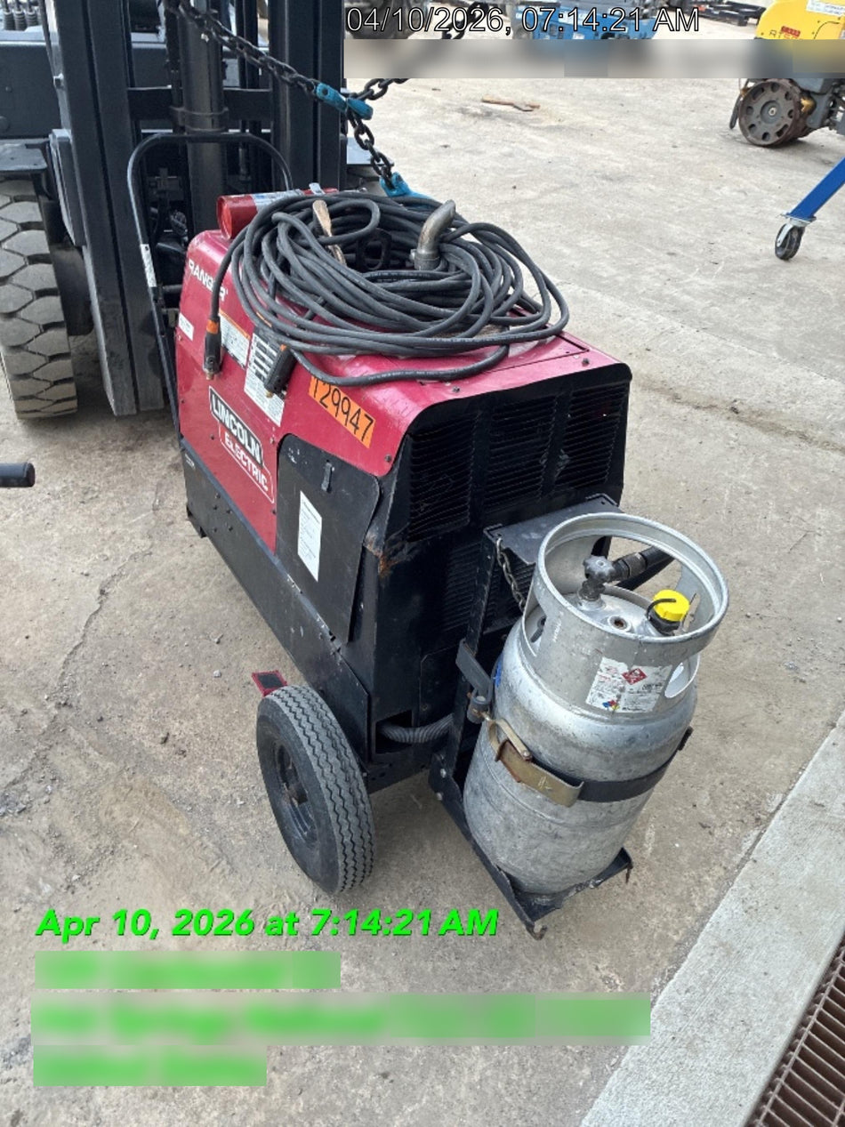 2021 Lincoln Electric Ranger 305 LPG K3430-1, Ranger 305 LPG, Undercarriage, Tank Holder & Strap, 10kw AC Gen, 25hp Kohler LPG Eng