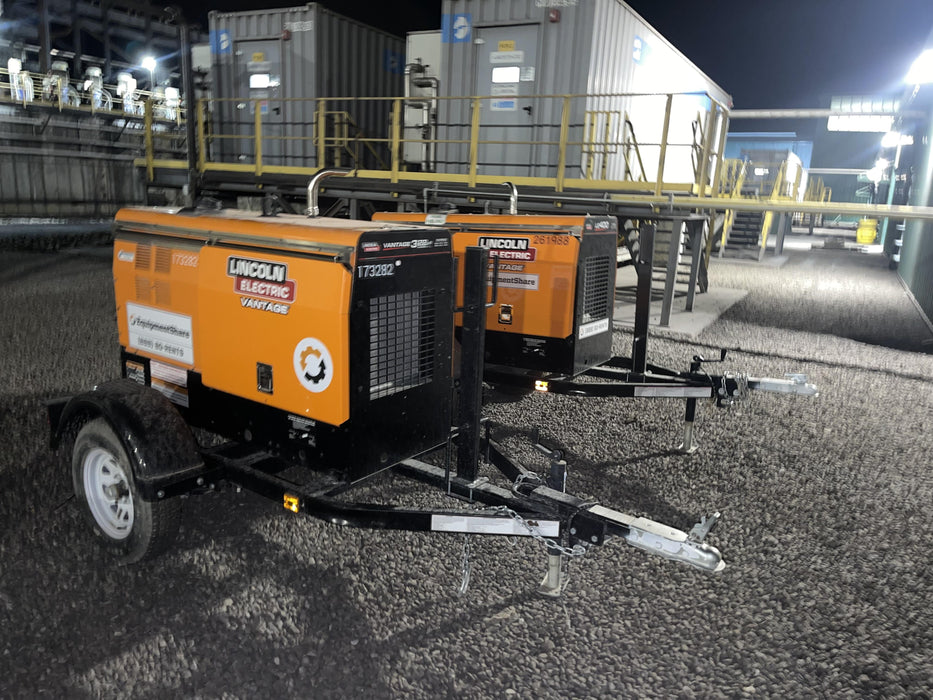 2022 Lincoln Electric LE400 Kubota V1505, Trlr, Cable Rack, Light Kit, ES Decals, T3