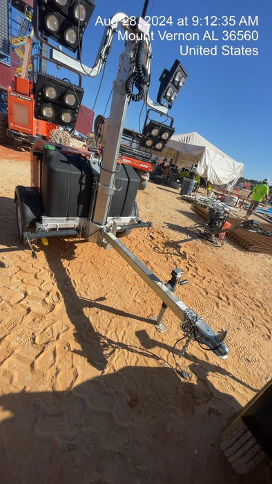 2023 Wanco WLTT-4MM4K Diesel, Deep Sea Controller, Shore Power Plug, Auto Start, (4) 350W LED Floodlights, 4kW Generator, 60 Gal Fuel Tank, 2" Ball, T3