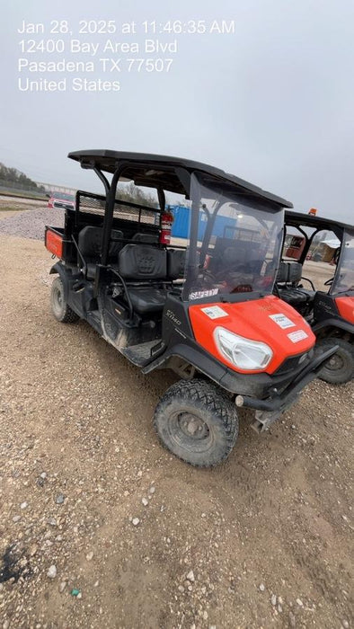 2022 Kubota RTV-X1140W-H Plastic Canopy, Windshield Acrylic Clear, LED Strobe Light, Wire Harness Kit, Back up Alarm