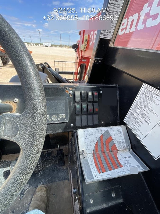 2020 Manitou MTA10055 Canopy, LED Work Lights, Solid Tires, Lift Hook, Beacon, Auxiliary Hydraulics w/66" Carriage and 60" Forks