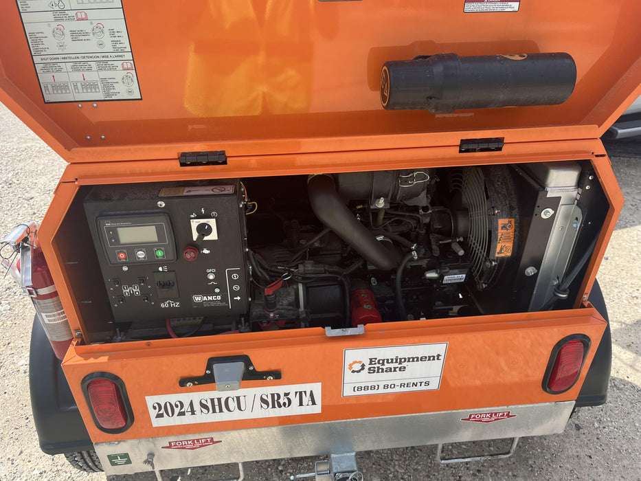 2024 Wanco WLTT-4MM4K Diesel, Deep Sea Controller, Shore Power Plug, Auto Start, (4) 350W LED Floodlights, 4kW Generator, 60 Gal Fuel Tank, 2" Ball, T3