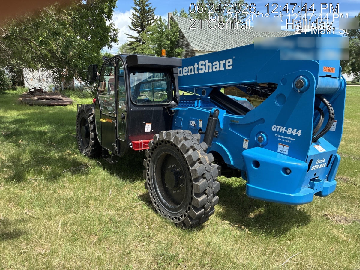 2024 Genie GTH-844 74Hp Dsl, Cab/Heat/Air, Sld Tires, LED WL, Bcn, L Hook, T3 + Access Control