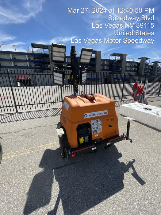 2023 Generac MLT2 Diesel, Flex Switch 120V Input, Powerzone Controller, 
(4) 320W LED Lights, 4kW Generator, 39.9 Gal Fuel Tank, 2" Ball, T3