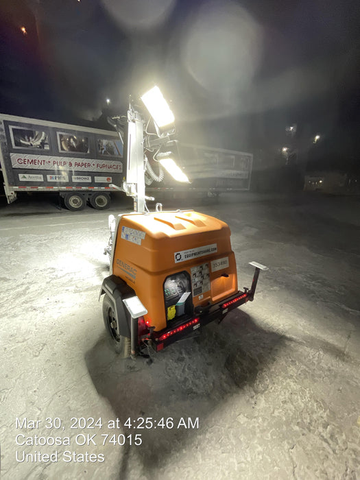 2023 Generac MLT2 Diesel, Flex Switch 120V Input, Powerzone Controller, (4) 320W LED Lights, 4kW Generator, 39.9 Gal Fuel Tank, 2" Ball, T3